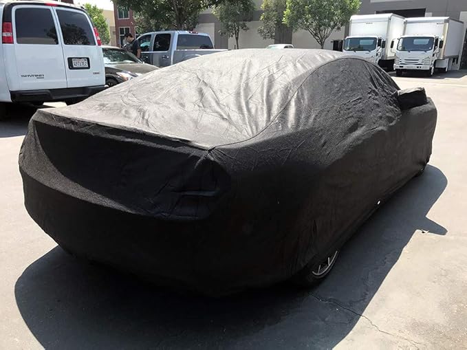 CarsCover Custom Fit 2015-2022 Ford Mustang Shelby GT350 GT Fastback Bullitt Car Cover Ultrashield Black Covers