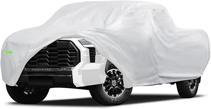 Car Cover Custom Fit for Toyota Tundra 5.5Ft Bed 2000-2026, Migaven Waterproof Full Exterior Cover Sun Rain Protection with Door Zipper (Not Include Mirror Pocket)