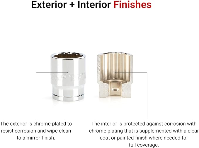 TEKTON 1/2 Inch Drive x 1-1/2 Inch Shallow 12-Point Socket | SHD22238