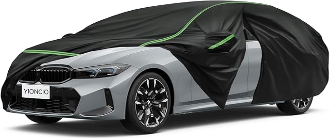 Car Cover fits BMW X3 2003-2025, SUV Size, 6 Layers Waterproof All Weather Protection, Sun UV Rain Snow Resistant with Windproof Straps & Reflective Design