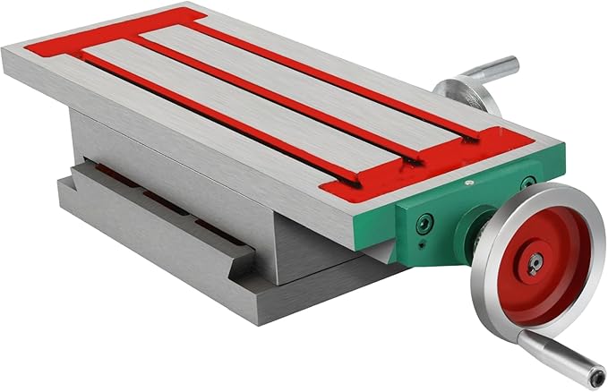 VEVOR Milling Working Table 17.7 X 6.7 Inch, Compound Milling Machine Work Table 2 Axis 4 Ways Move, Multifunction Milling Working Table Heavy-duty Structure,for Milling and Drilling Machine