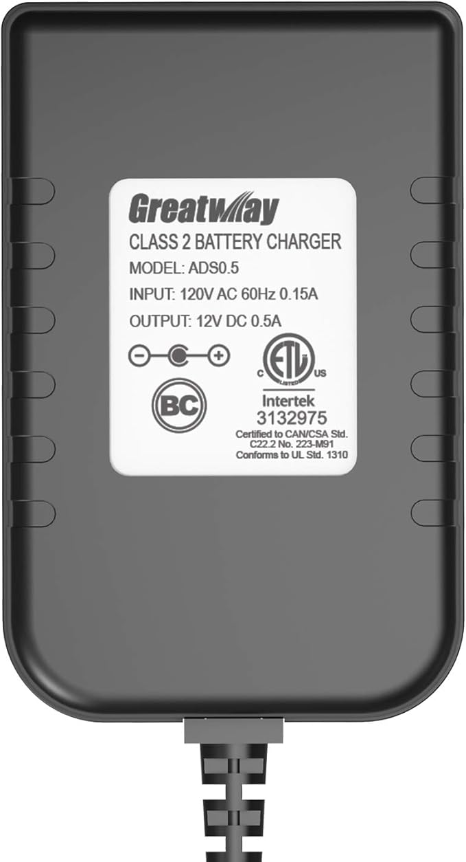 Greatway Class 2 Battery Charger ADS0.5 12V 0.5A