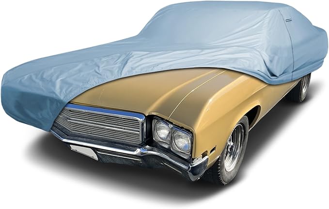 iCarCover Premium Car Cover for 1964-1969 Buick Special Heavy Duty Waterproof All-Weather Automobiles Custom Fit Indoor Outdoor UV Snow Protection Covers with Straps and Bag