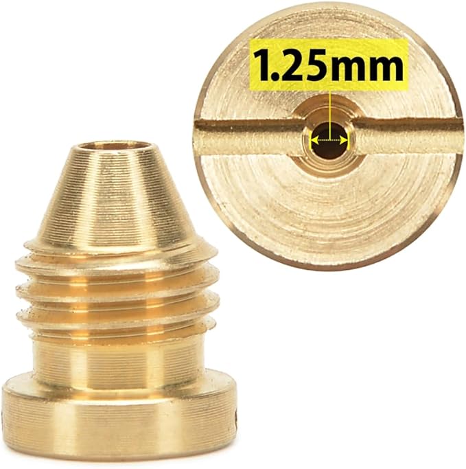 MJJC Foam Cannon Orifice Nozzle (1.25mm Orifice Nozzle for 1595 PSI ~ 2176 PSI pressure washer)