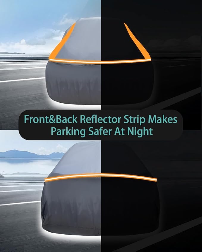 Full Enclosed Car Cover Universal Fit Tahoe/Traverse,BMW X7/XM,Audi Q6/Q7,GLS/EQS,Yukon,Lexus LX/TX,GL8,Odyssey,Sienna,Pacifica,Flex/Expedition,Durango/Grand Caravan,QX60/QX80,EM90,Carnival