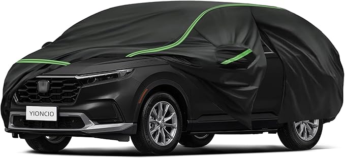 Car Cover for Honda CR-V, SUV Size, 420D Oxford Fabric, Waterproof Windproof Sunproof Car Covers, Durable All Weather Protection, Anti-UV Outdoor Full Car Cover