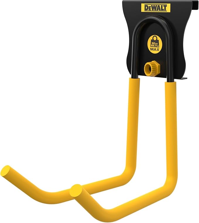 DEWALT Tool Organizer, Long Standard Hook, for Sawhorses and Ladders, 50lb Capacity, DEWALT Workshop Storage System Compatible (DWST82811)