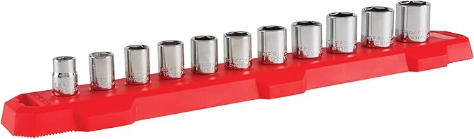CRAFTSMAN Socket Set, Metric, 3/8" Drive, 6 Pt., 11Piece (CMMT12043)