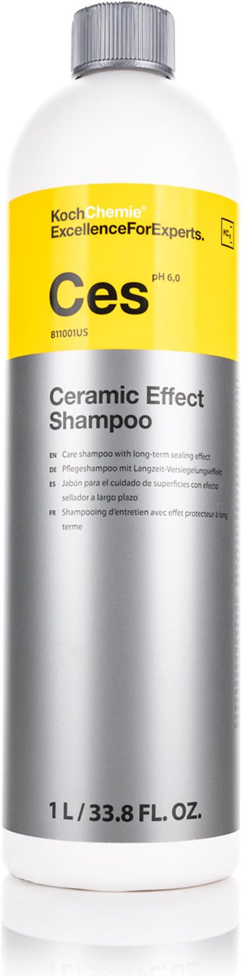 KOCHCHEMIE - Ceramic Effect Shampoo (Ces) - High-Gloss Car Wash & Sealant – Hydrophobic Protection for Coated Surfaces – Berry Almond Scent - 1 Liter