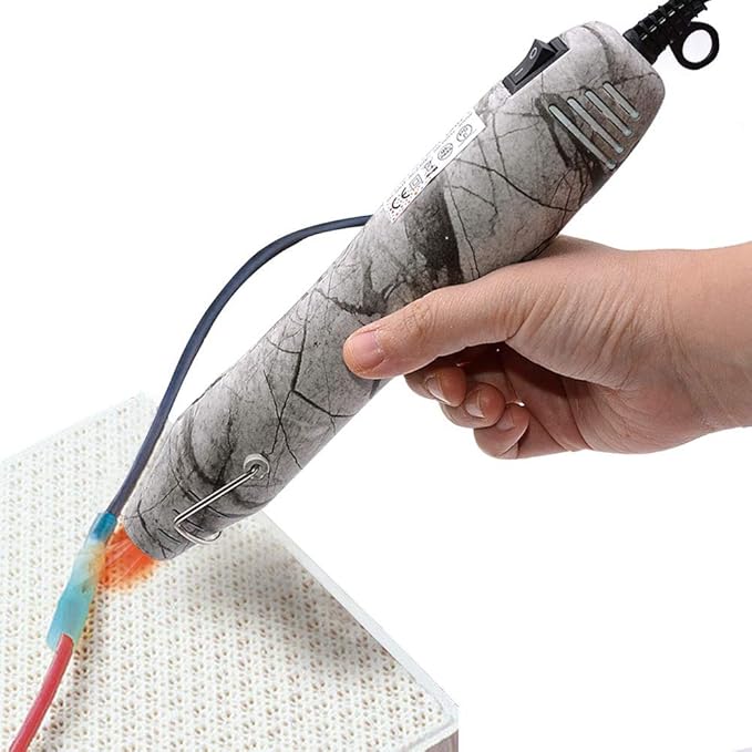 mofa Resin Heat gun,6.6ft Cable 300W Heat Gun for Crafts,Acrylic Paint Dryer Multi-Purpose Electric Heating Nozzle (Marble)