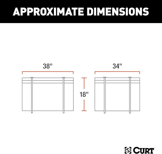 Curt 18220 Waterproof Rooftop Carrier Cargo Bag