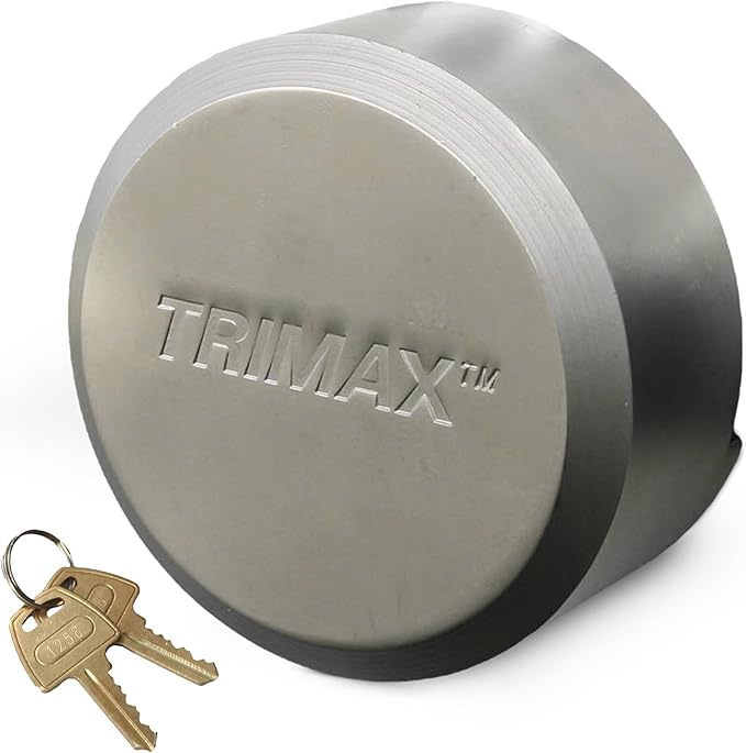 THPXL Hockey Puck Door Lock – Universal Fit Padlock with Internal Shackle – Re-Keyable High-Security Lock for Commercial Doors, Trailers & Gates