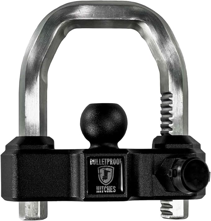BulletProof Hitches - Extreme Duty Trailer Coupler Lock - Universal Trailer Lock with 1" Solid Steel Bar - Fits 1-7/8", 2" and 2-5/16" Couplers - Heat-Treated & Pick-Resistant