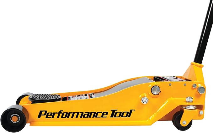 Performance Tool W1627 3.5 Ton (7,000 lbs.) Capacity Low Profile Service Jack