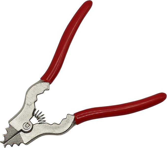 Creative Hobbies Malleable Iron Chain Pliers for Lighting & Chandeliers - 7 Inch with Rubber Grip