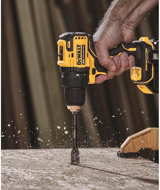 DEWALT ATOMIC 20V MAX* Cordless Drill/Driver Kit, Compact, 1/2-Inch (DCD708C2)