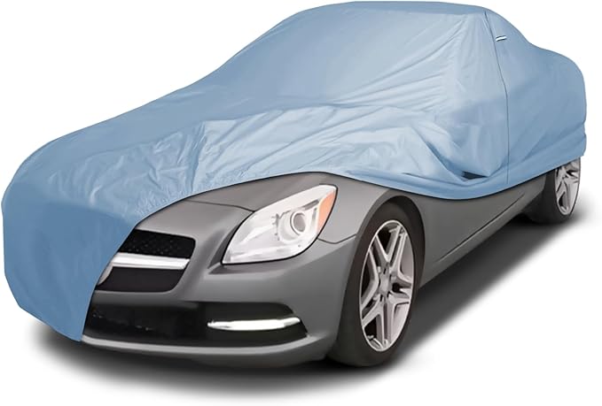 iCarCover Premium Car Cover for 1998-2016 Mercedes-Benz SLK-Class Heavy Duty Waterproof All-Weather Automobiles Custom Fit Indoor Outdoor UV Snow Protection Covers with Straps and Bag