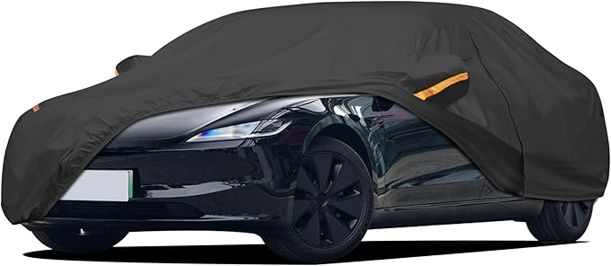 Car Cover Waterproof All Weather for Automobiles UV Protection Windproof Scratch Resistant Outdoor Universal Full Car Covers Custom Fit for Tesla Model Y Car Cover 2020-2023