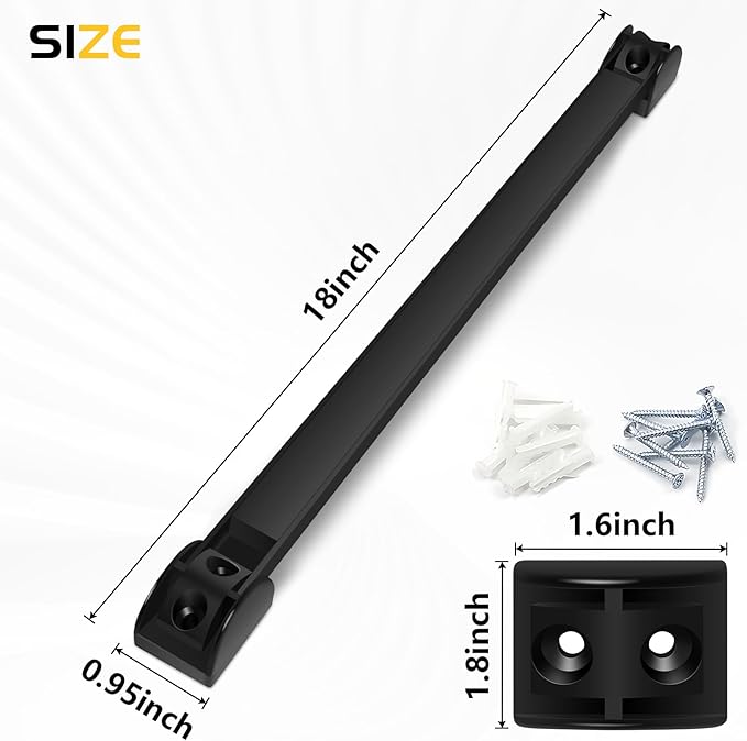 DGSL Magnetic Tool Holder Strip 10 Pack, 18 In Heavy Duty Tool Organizer Magnetic Strip, Tool Magnet Bar For Garage Tool Organization