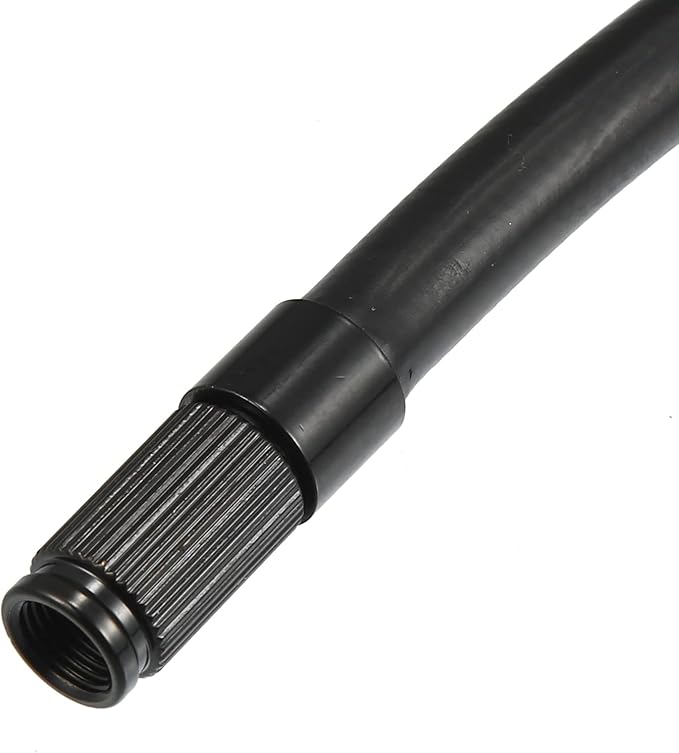 X AUTOHAUX 60cm Threaded Tire Inflator Extension Hose Chuck Adapter Air Pump Tube Tire Valve Connection Pipe for Car Truck Bike MTB Copper Rubber