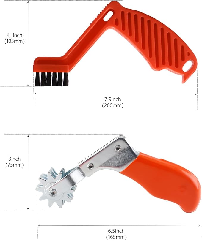 SPTA Polishing Pad Conditioning Brush, Polishing Spur Tool Set,Wool Buffing Pad Cleaning Spur Tool+ Foam Pad Brush, Car Buffing Pad Professional Cleaning Tool for Buffing Pads and Woolen Pads