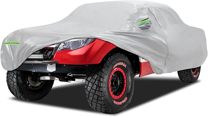Car Cover Fit for Honda Ridgeline 2006-2026, Migaven Waterproof Full Exterior Cover Sun Rain Protection with Door Zipper and Cotton Lining