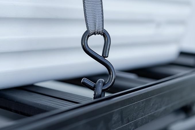 Secure Tite Ratchet Straps, 1' x 12', Vinyl Coated S-Hooks, 500 lbs WLL, 1500 lbs BS (Pack of 24)