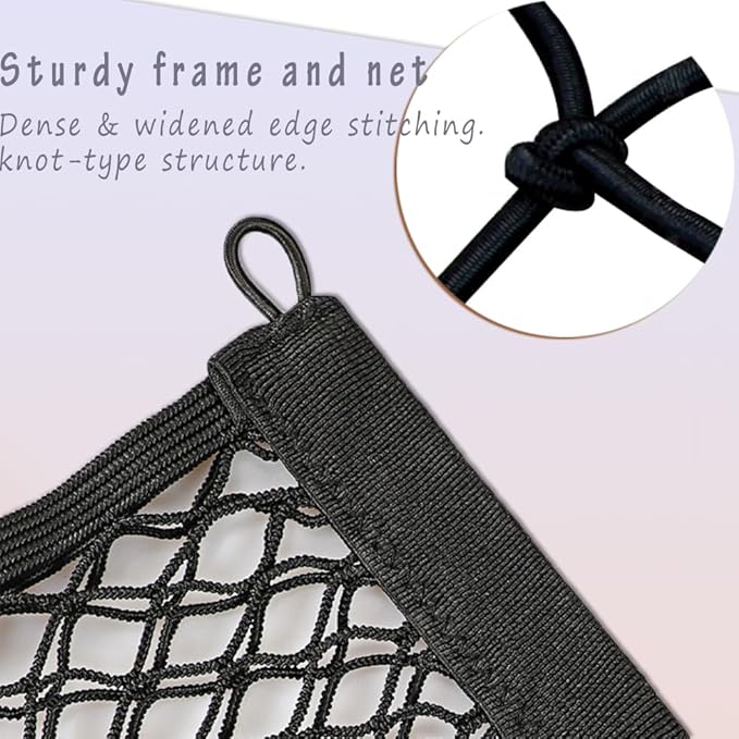 Small Cargo Net, RV Storage Mesh Net, Stretchable Cargo Pouches for Camper, Elastic Netting on Walls for Collecting Kids Toys (4)