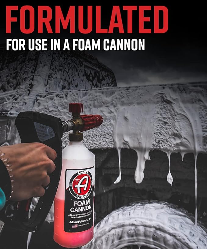 Adam's Polishes Mega Foam Car Washing Bundle - pH Best Car Wash Soap For Foam Cannon, Pressure Washer or Foam Gun | Concentrated Detailing & Cleaning Detergent | Won't Strip Wax or Ceramic Coating
