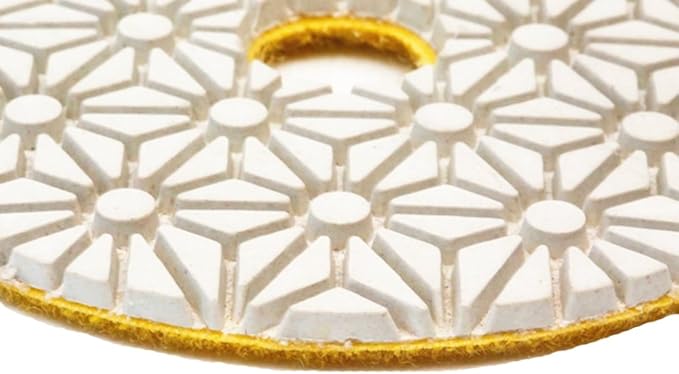 JDK Diamond Wet 3 Steps Polishing Pad 4'' for Concrete Granite Marble Stone 100mm Resin Disc 3pcs/Set