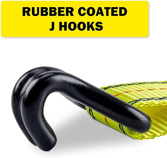 4pcs 1-1/2 x 15 ft Heavy Duty Ratchet Cargo Tie Down Straps 3,000 LBS Break Strength Tie-Down Ratcheting Straps Wire Hook Ends, J-Hook Ratchet Strap TieDowns