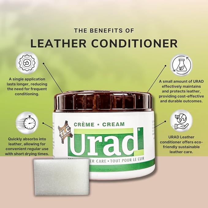 Leather Conditioner 7oz (200g) Dark Brown – Superior Conditioning and Color-Restoration for Dark Brown Leather Shoes, Bags, Furniture, and More!