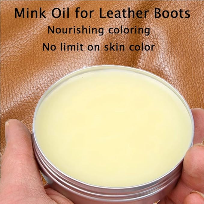 TooGet Mink Oil for Leather Care - 8.8 OZ Conditioner & Cleaner Kit, Restorer for Boots, Shoes, Purses & Belts