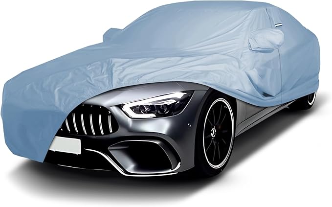 iCarCover Premium Car Cover for 2019-2026 Mercedes-Benz AMG GT 4-Door Coupe Heavy Duty Waterproof All-Weather Automobiles Custom Fit Indoor Outdoor UV Snow Protection Covers with Straps and Bag