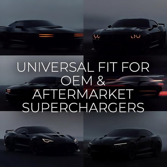Ceramic Full Synthetic Supercharger Oil - 8 oz - Patented Ceramic Coating Oil for OEM & Aftermarket Superchargers