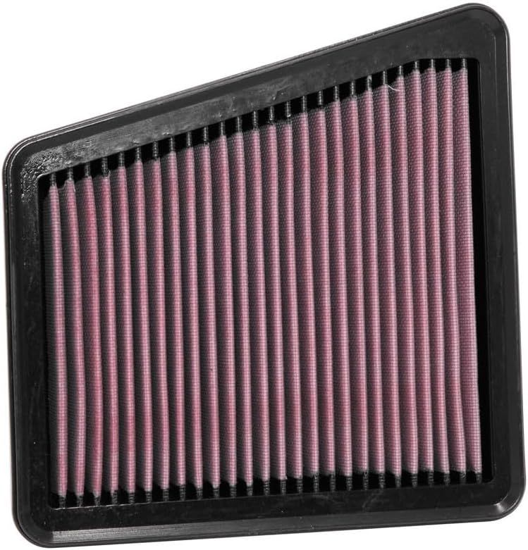 K&N High-Flow Original Lifetime Engine Air Filter: Washable, 33-5073