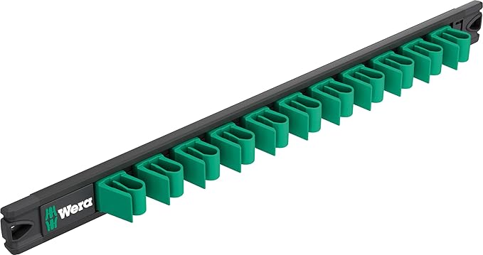 WERA - 05020235001-9642 Magnetic Rail 6003 Joker Imperial 1 Ring Spanner Set, 8 Pieces