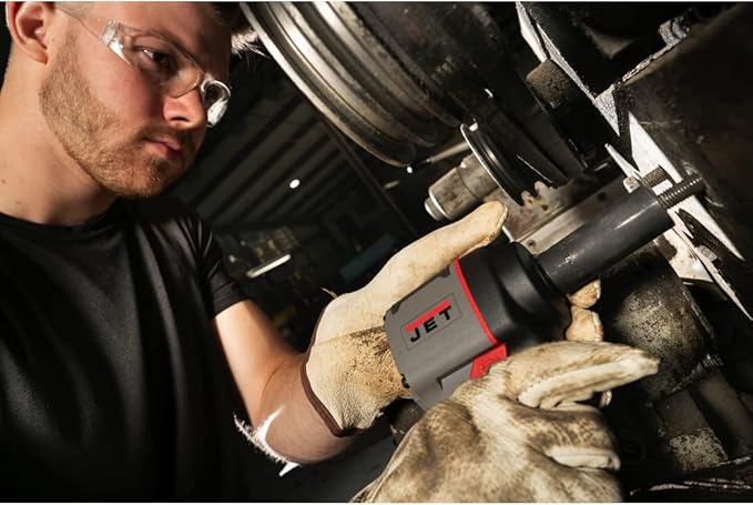 JET 3/8-Inch Stubby Impact Wrench, 430 ft-lbs, 8500 RPM (JAT-125)