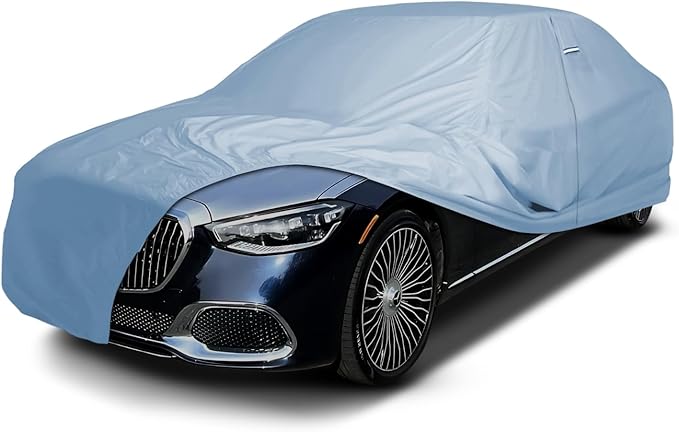 iCarCover Premium Car Cover for 2016-2026 Mercedes-Benz Maybach S Heavy Duty Waterproof All-Weather Automobiles Custom Fit Indoor Outdoor UV Snow Protection Covers with Straps and Bag