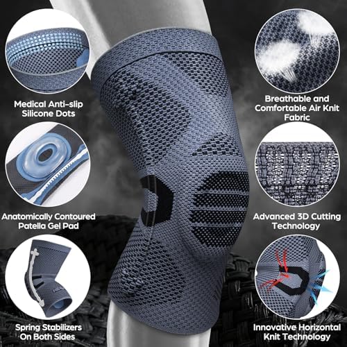 NEENCA Professional Knee Brace, Medical Knee Support for Women & Men Relief