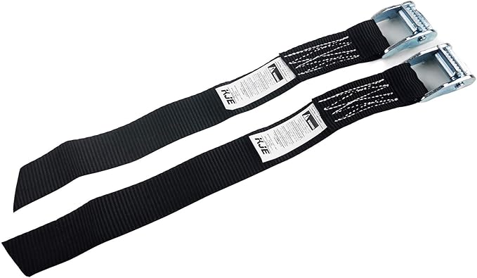 1500 lbs 1" x 6' Tie Down Straps, 2 Pack Adjustable Lashing Straps Ratchet Straps Heavy Duty Ratchet Tie Down Straps Cargo Straps with Cam Buckle Suitable for Carrying Various Cargo or Luggage