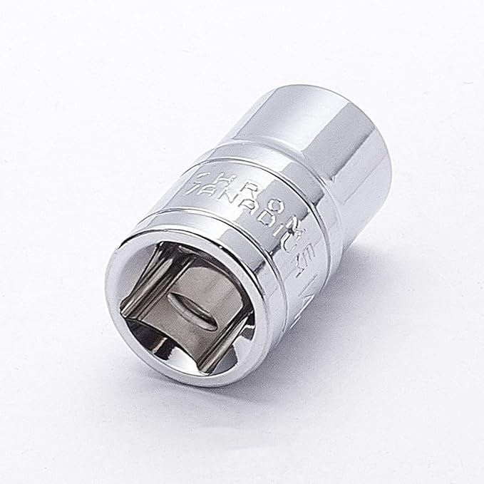 Utoolmart 1/2-Inch 14mm 6-Point Drive Shallow Socket, Metric, Cr-V Chrome-vanadium