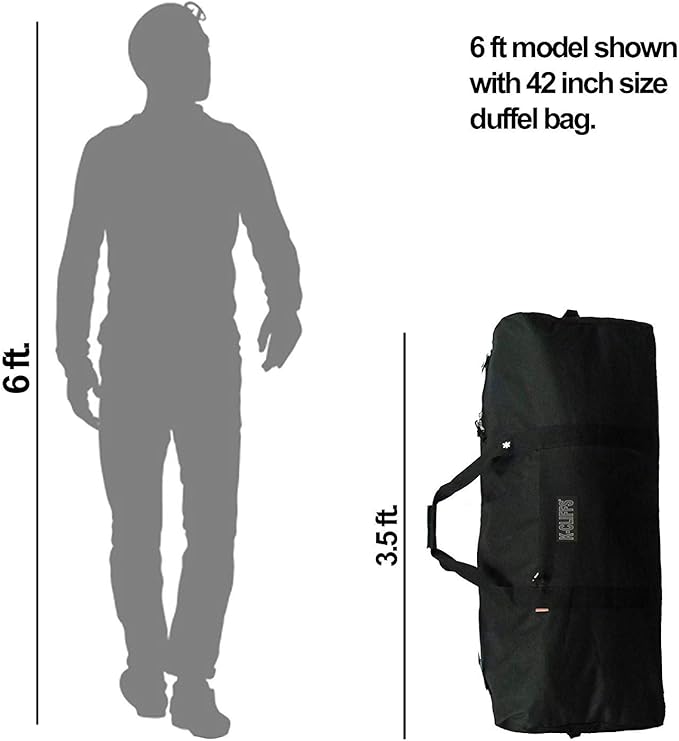 Heavy Duty Cargo Duffel Large Sport Gear Equipment Quality Square Bag Hardware Travel Bag Rooftop Rack Bags