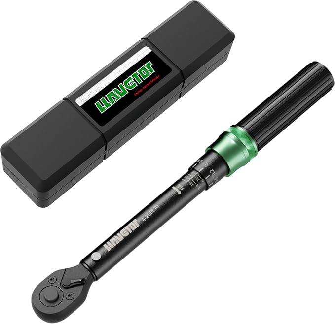 1/4-Inch Drive Click Torque Wrench 4-20Ft.lb/5.4-27.2N.m, ±3% High Accuracy Torque Wrench for Bike