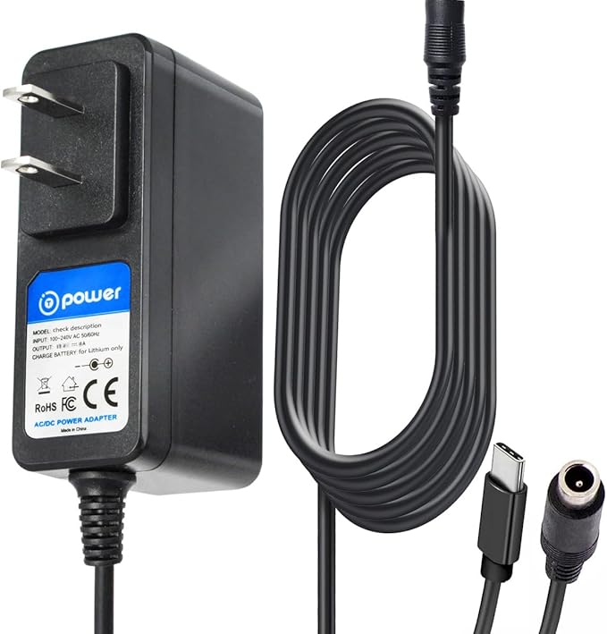 T POWER 14v 16v Charger for NOCO Boost X GBX45 GBX55 GBX75 GBX155 GB250 GB251 GB500 GB70 GB150 Genius Boost UltraSafe Portable Lithium Jump Starter Ac Dc Adapter Power Supply Cord