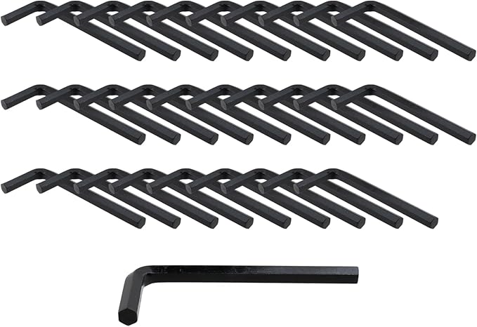 Antrader 5mm Allen Wrench L-Shaped Hex Key Wrench Set,30Pcs Repair & Installation Tool