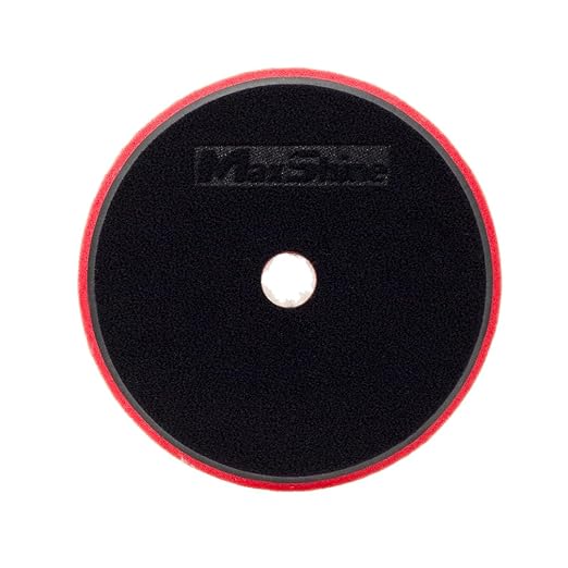 Maxshine 6" Universal Wool Buffing Polishing Pad for Cutting – 100% Natural Wool with Hook & Loop – Professional Pad for Dual Action Polishers – Ideal for Paint Correction & Oxidation Removal