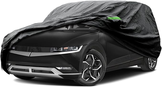 Proadsy Car Cover Custom Fit for 2022-2025 2026 Hyundai Ioniq 5, Waterproof All Weather for Automobiles, Full Exterior Cover Rain Snow Sun Protector Indoor Outdoor Car Cover