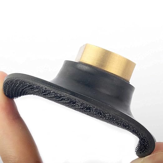 4 Inch Polishing Backing Pad Flexible Rubber Backer for Diamond Polishing Pad Holder Hook and Loop Connector 5/8"-11 Thread