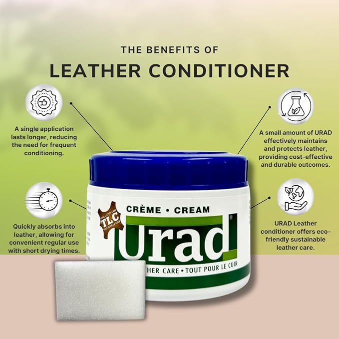 Leather Conditioner 7oz Blue – Premium Conditioning and Color-Reviving Leather Cream for Blue Leather Shoes, Bags, Furniture, and More!